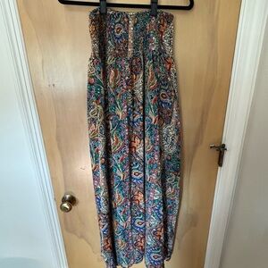 Colorful Paisley Maxi Skirt